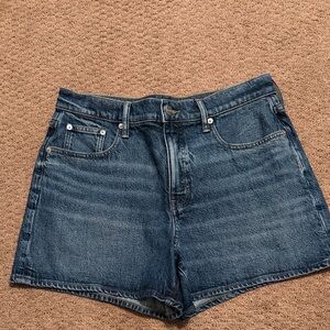 J. Crew Dark Blue Jean Shorts